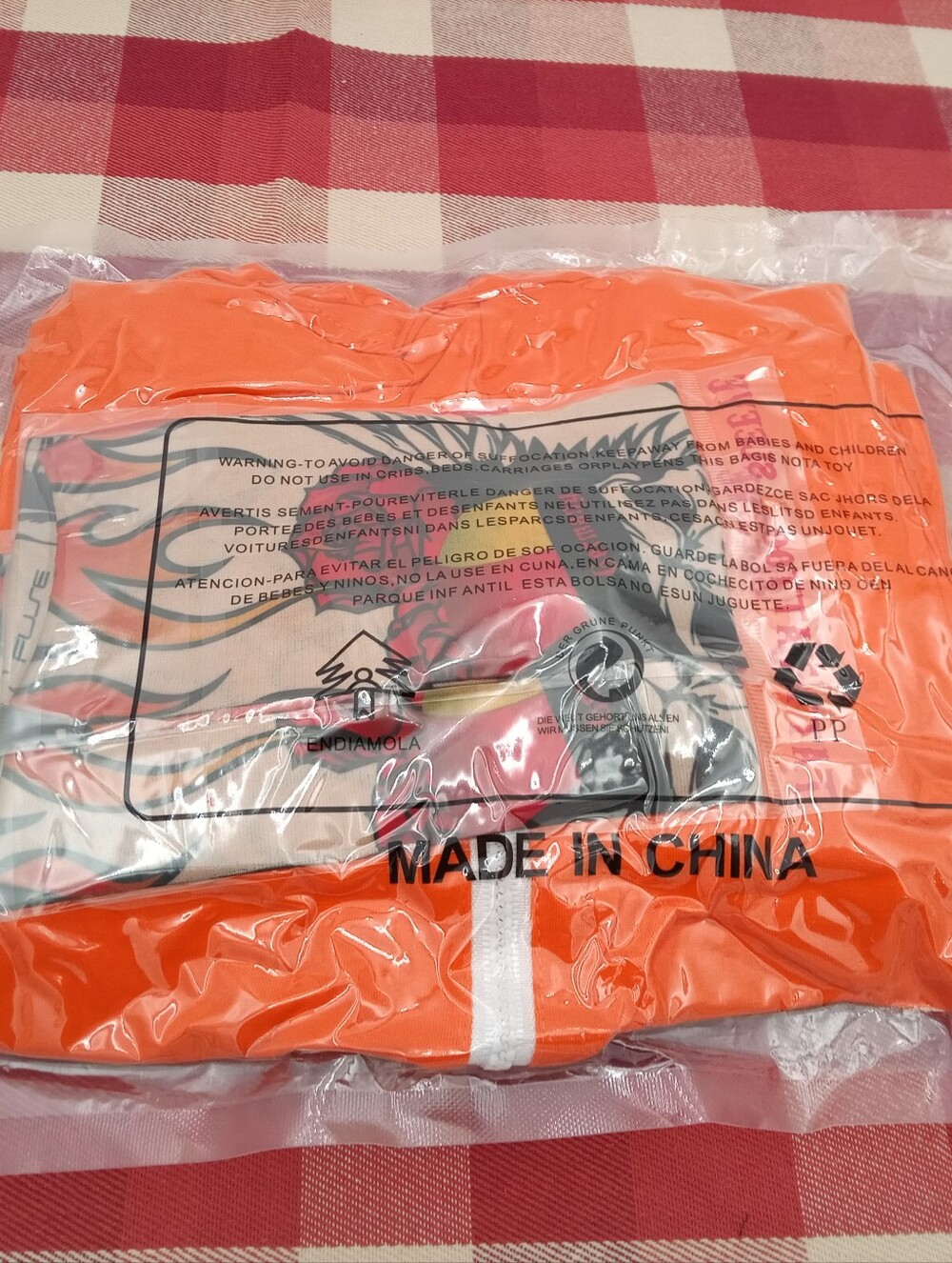 Kids Prisoner Costume 5-6 NWT